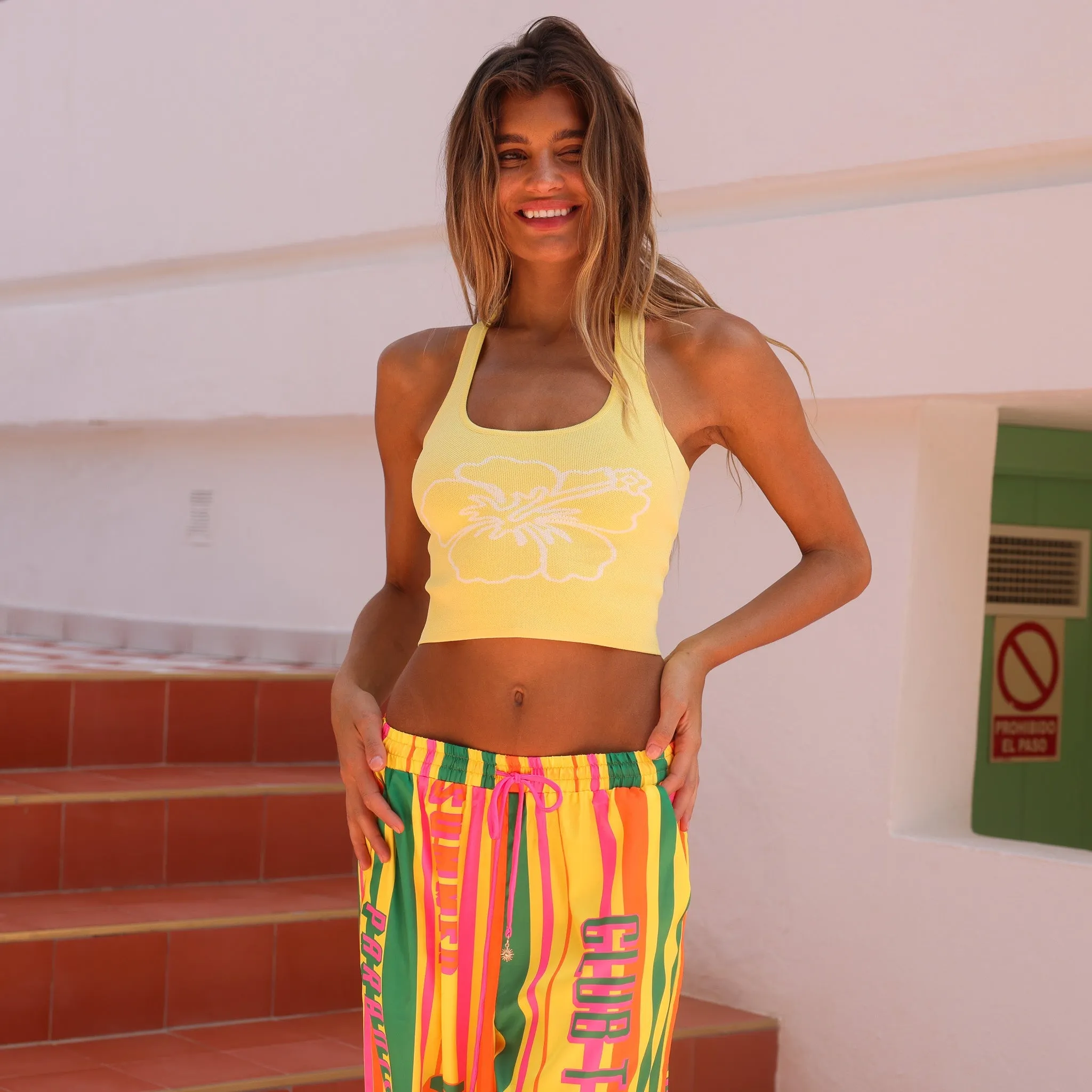 Knit Halter Tank Top - Sunny Honey sold by Kulani Kinis product image thumbnail 3