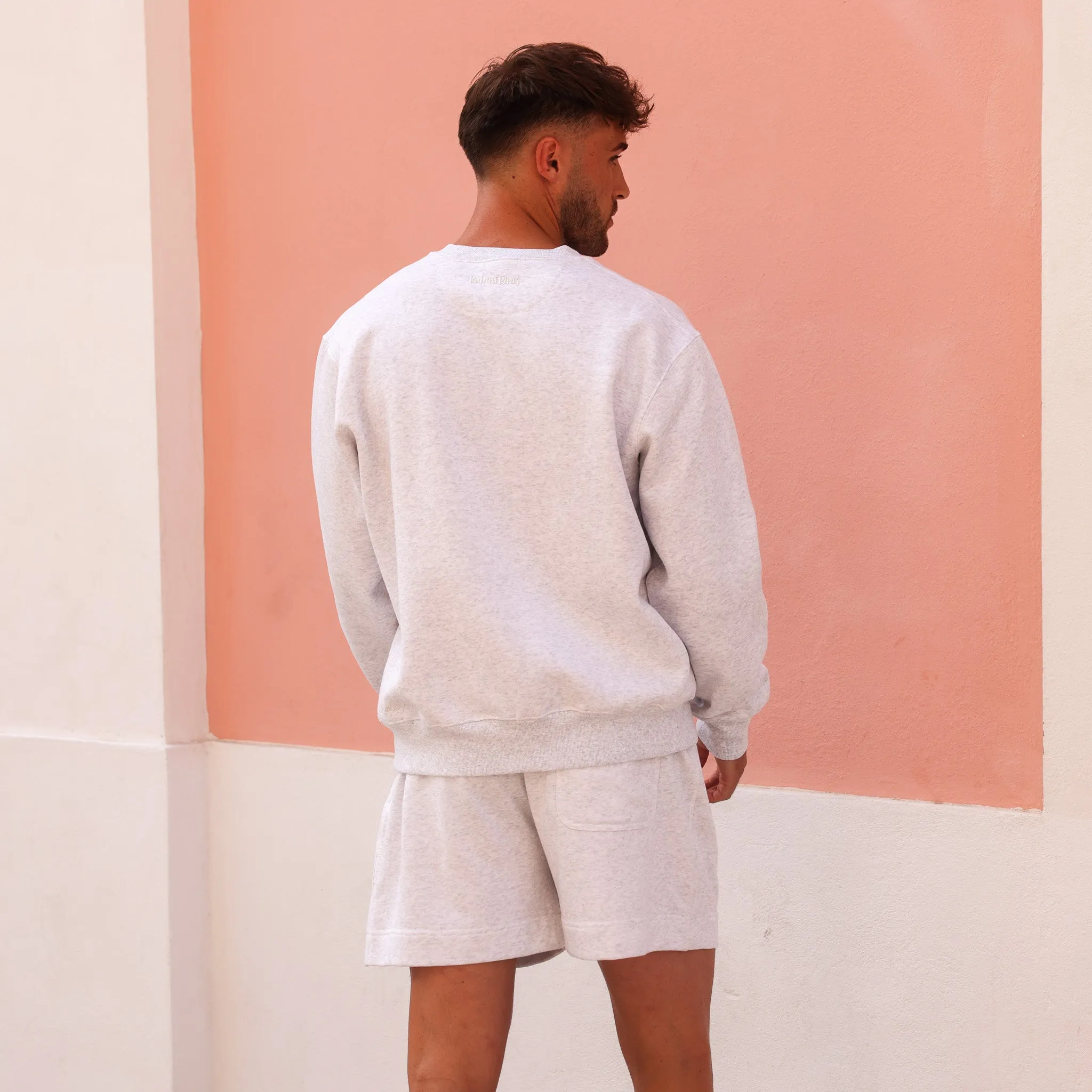 Unisex Crew Neck Sweater - Silver Stone sold by Kulani Kinis product image thumbnail 5