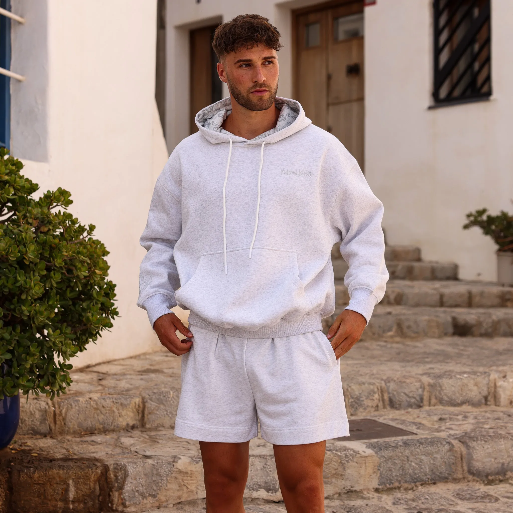 Embroidered Hoodie - Silver Stone sold by Kulani Kinis product image thumbnail 3