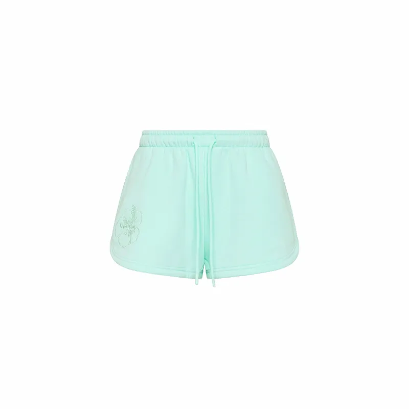 Embroidered Track Shorts - Jelly Mint sold by Kulani Kinis