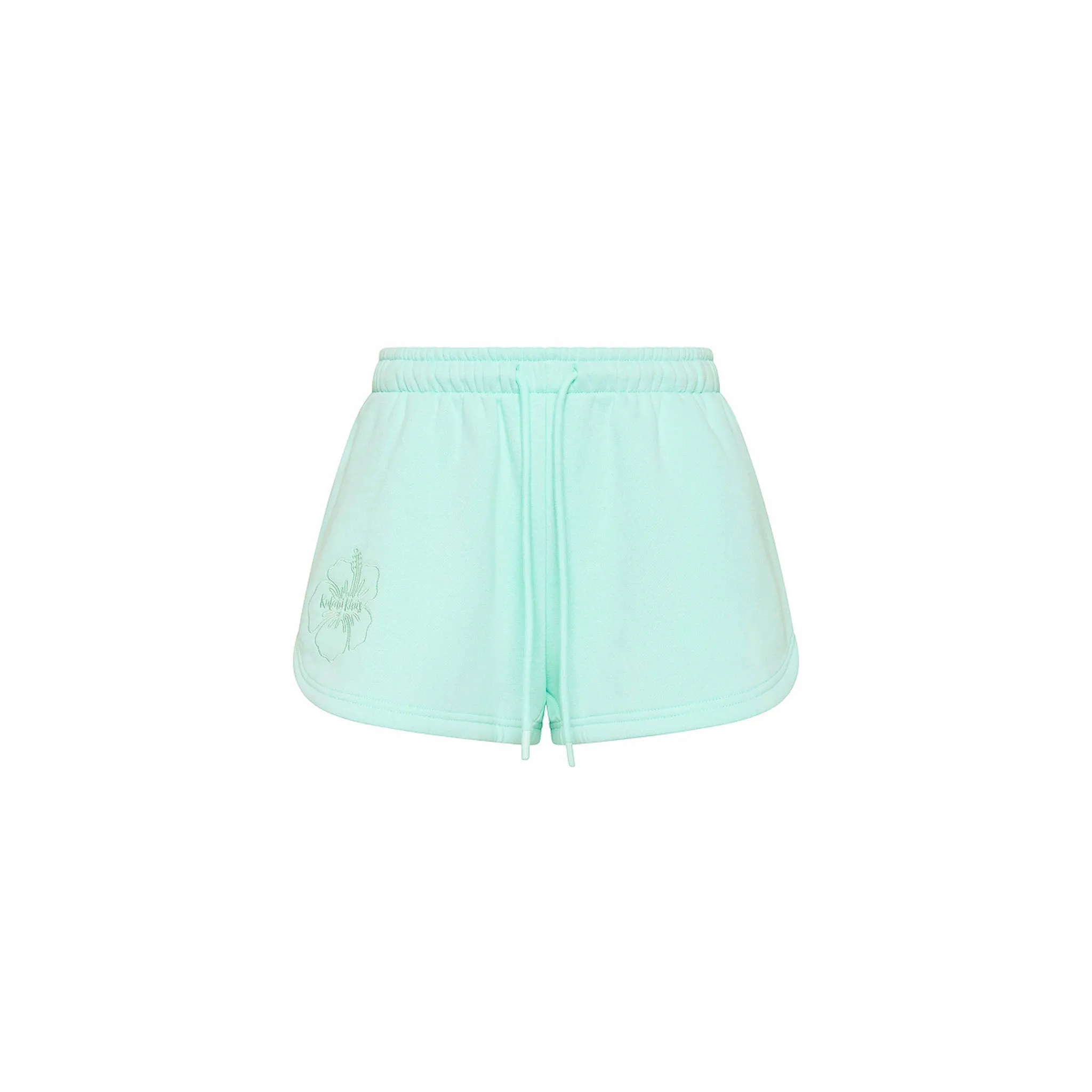 Embroidered Track Shorts - Jelly Mint sold by Kulani Kinis