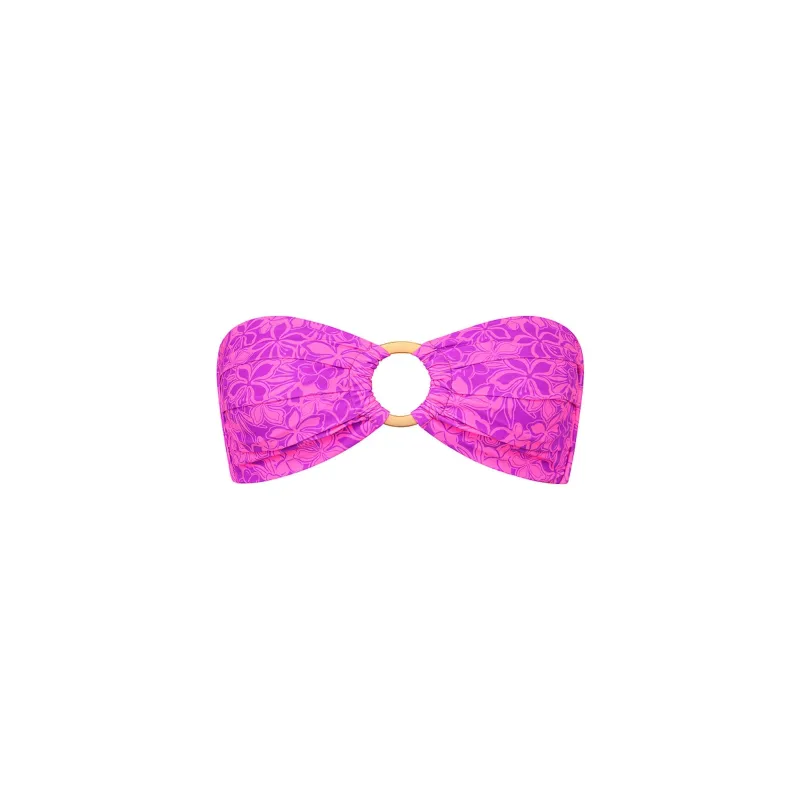 Strapless Bandeau Bikini Top - Bubble Berry sold by Kulani Kinis