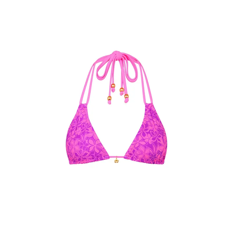 Halter Bralette Bikini Top - Bubble Berry sold by Kulani Kinis