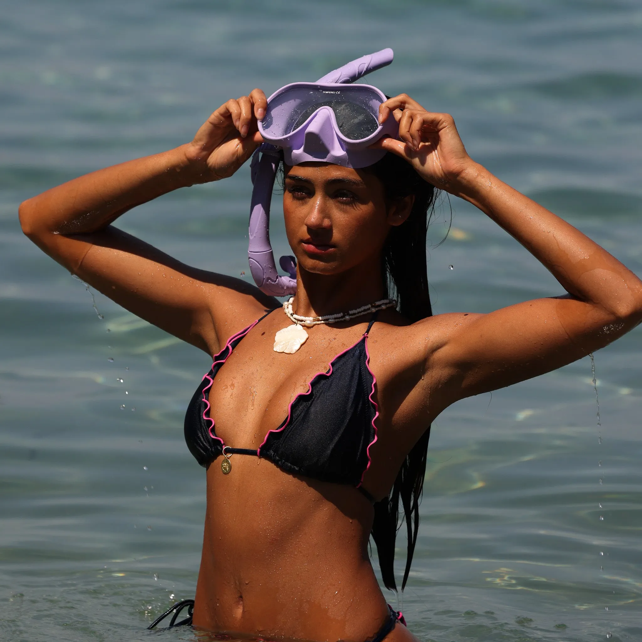 Lettuce Edge Bralette Bikini Top - Mystic Moon sold by Kulani Kinis product image thumbnail 4
