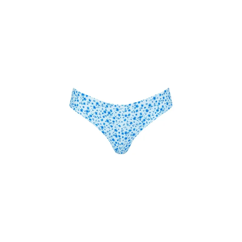 Lettuce Frill Thong Bikini Bottom - Dream Flower made by Kulani Kinis