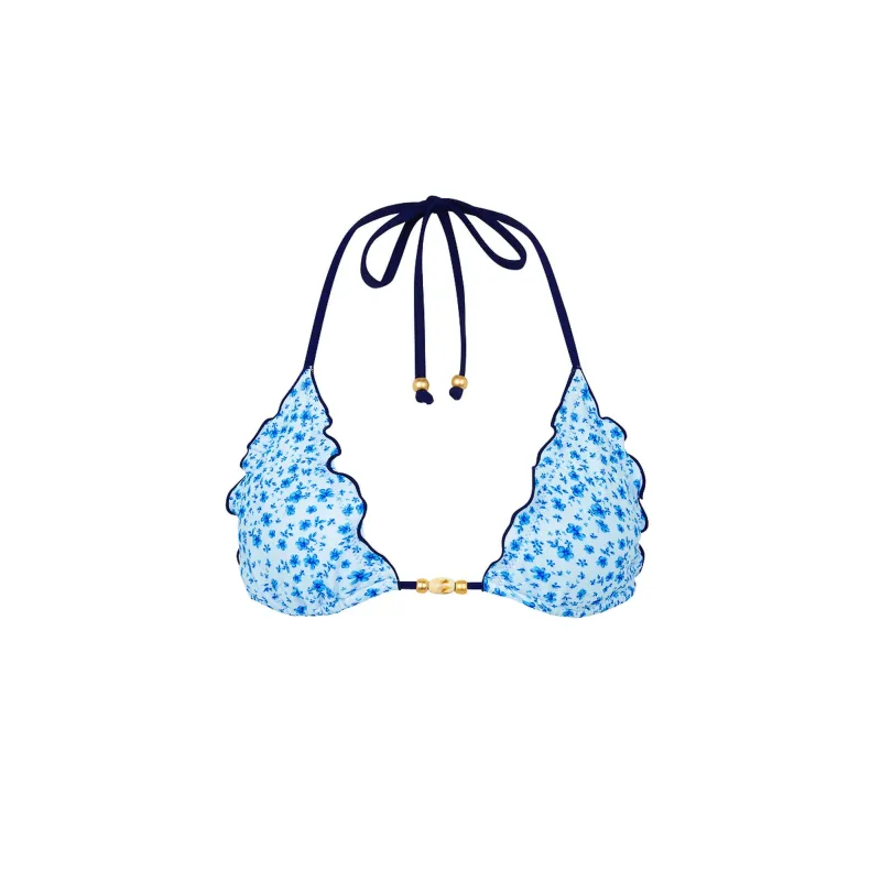 Lettuce Edge Bralette Bikini Top - Dream Flower sold by Kulani Kinis