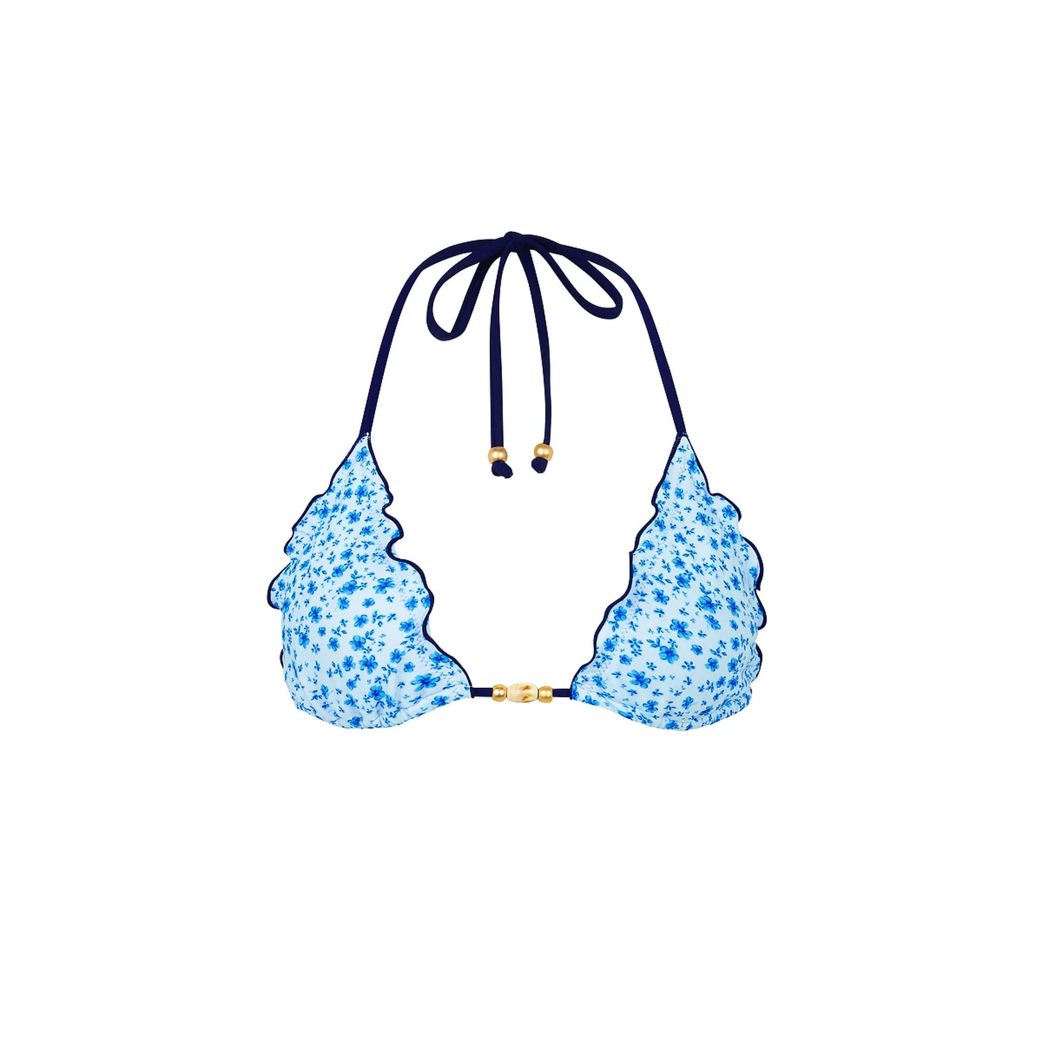 Lettuce Edge Bralette Bikini Top - Dream Flower sold by Kulani Kinis