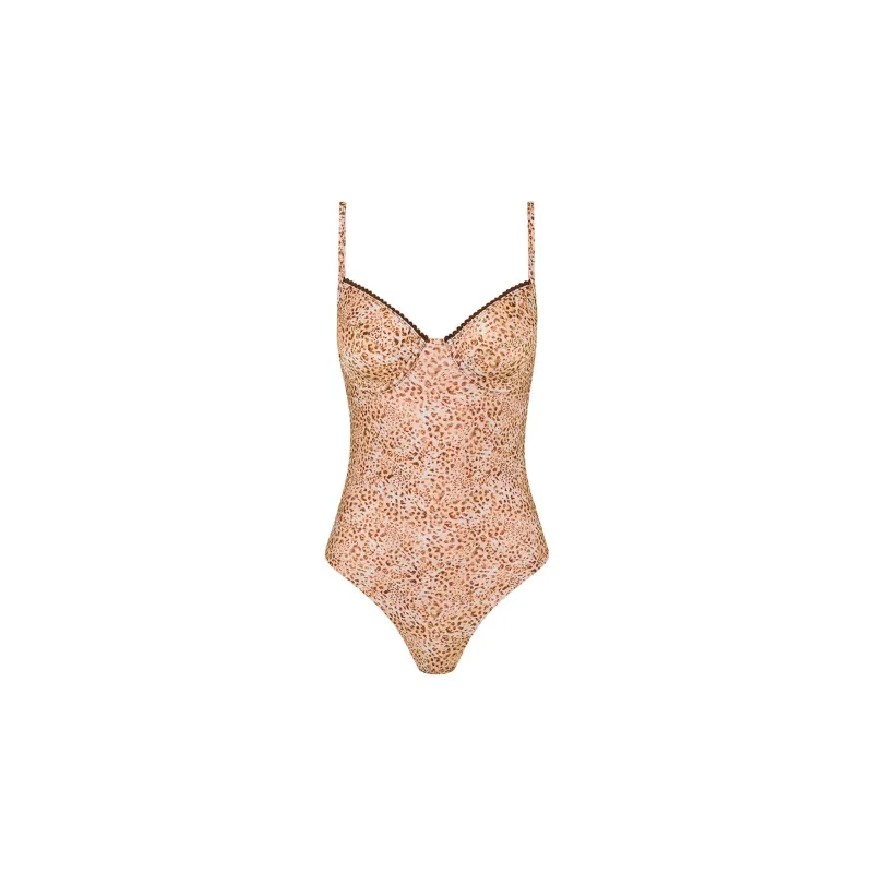 Decorative Underwire Cheeky One Piece - Wild Skies sold by Kulani Kinis