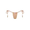 Tie Ruched Thong Bikini Bottom - Wild Skies sold by Kulani Kinis