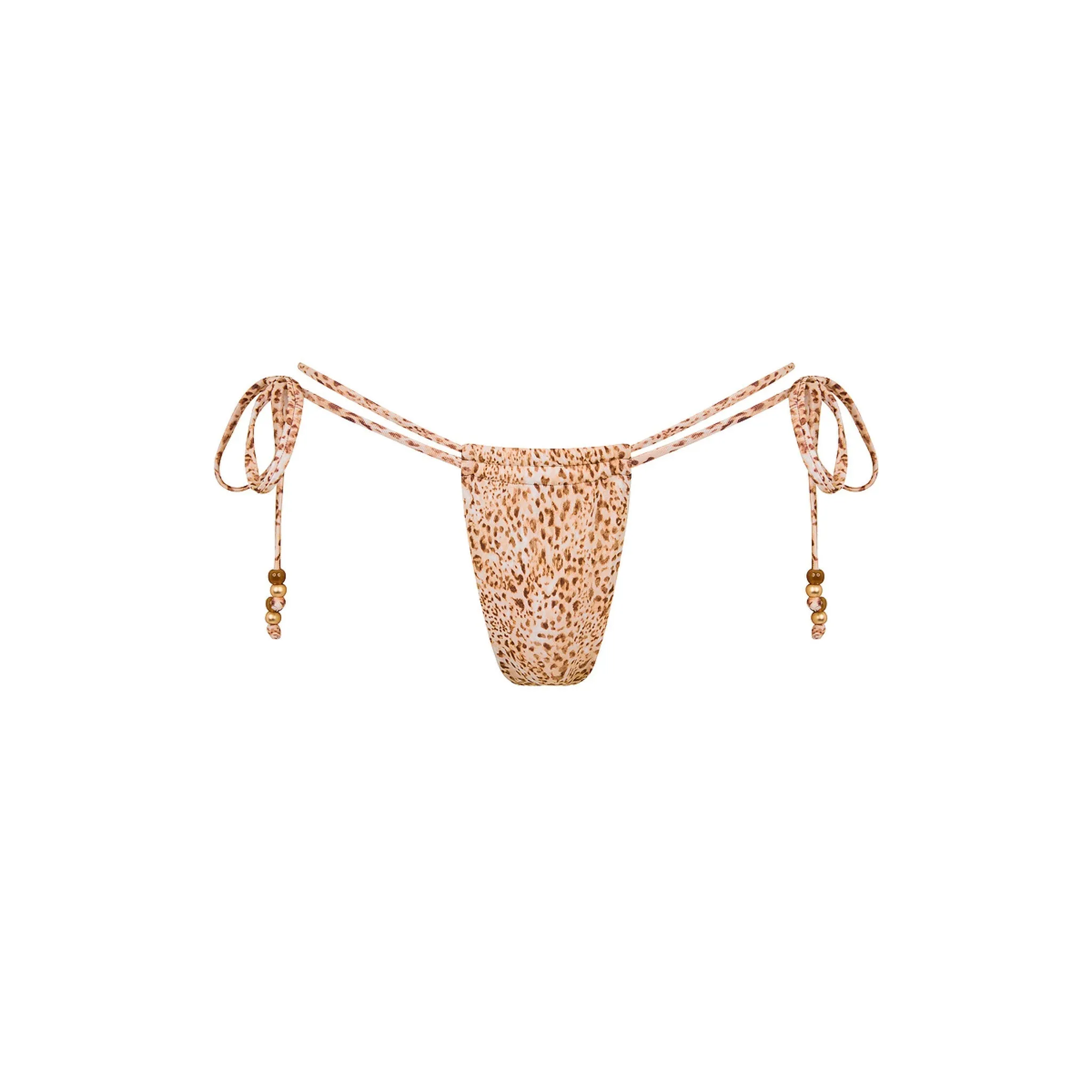 Tie Ruched Thong Bikini Bottom - Wild Skies sold by Kulani Kinis