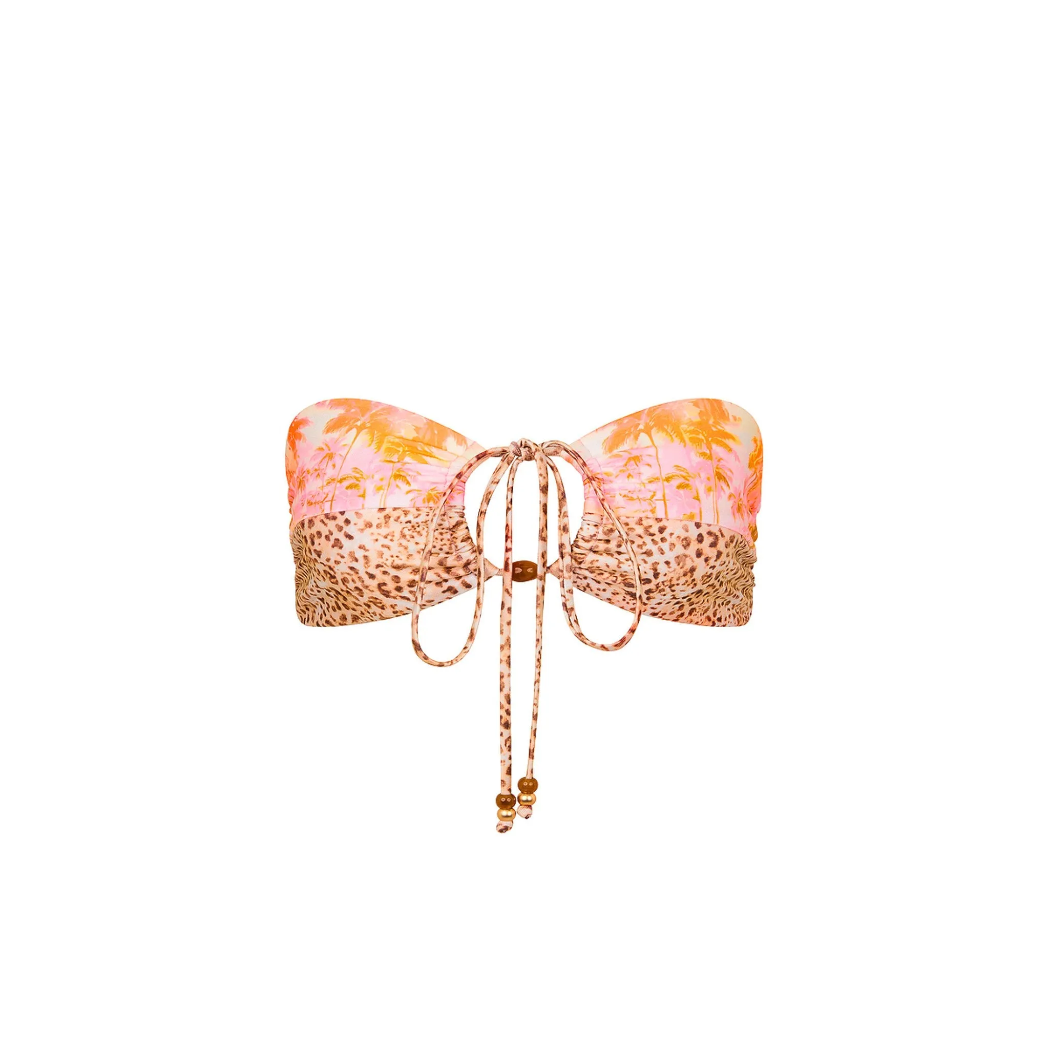 Soft Splice Bandeau Bikini Top - Wild Skies sold by Kulani Kinis