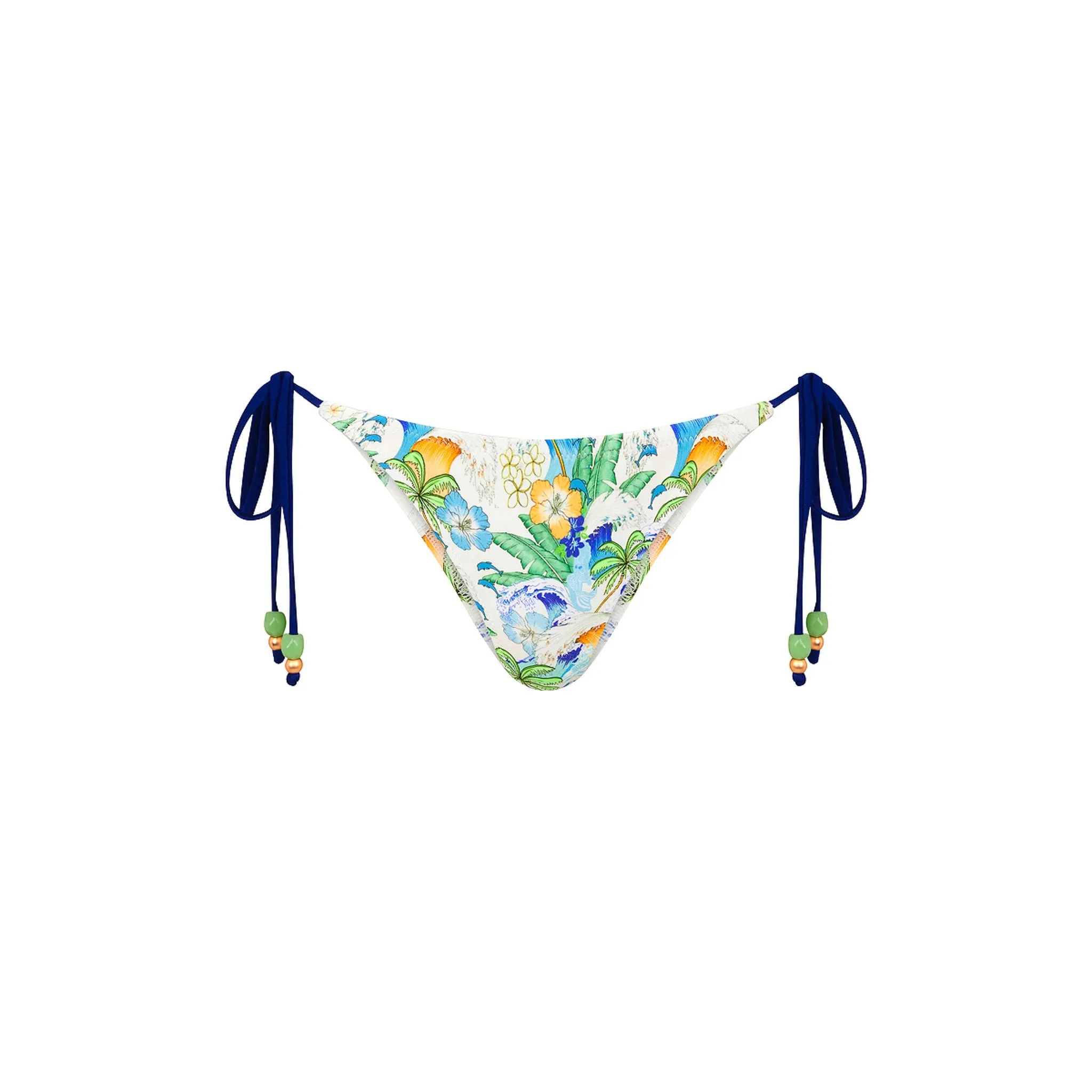 Full Coverage Tie Bikini Bottom - Blue Crush sold by Kulani Kinis