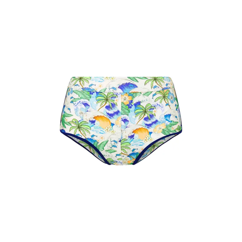 Bind Cheeky Swim Short - Blue Crush sold by Kulani Kinis