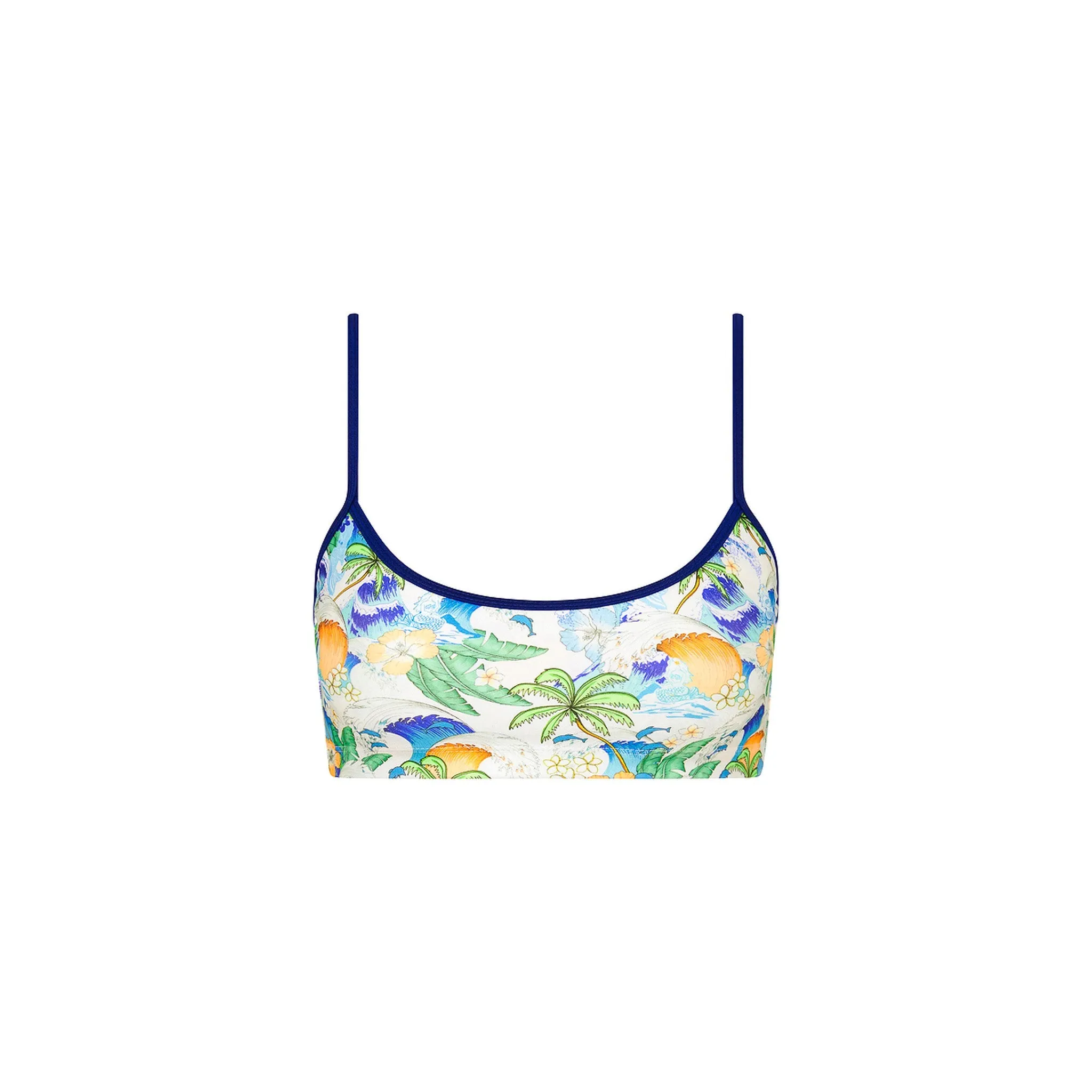 Swim Tank Bikini Top - Blue Crush sold by Kulani Kinis