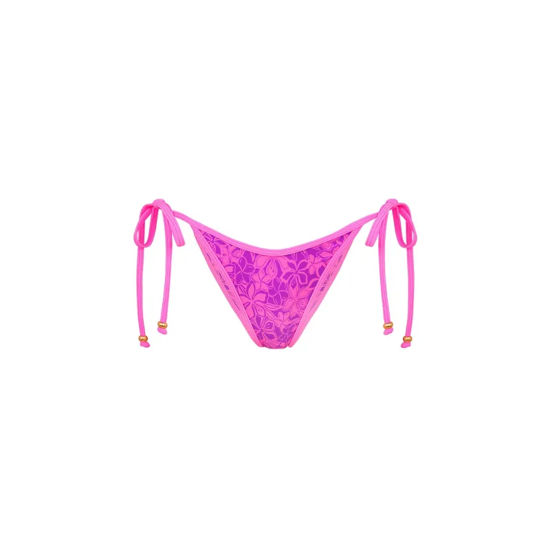 Bind Dipped Cheeky Tie Bikini Bottom - Bubble Berry sold by Kulani Kinis