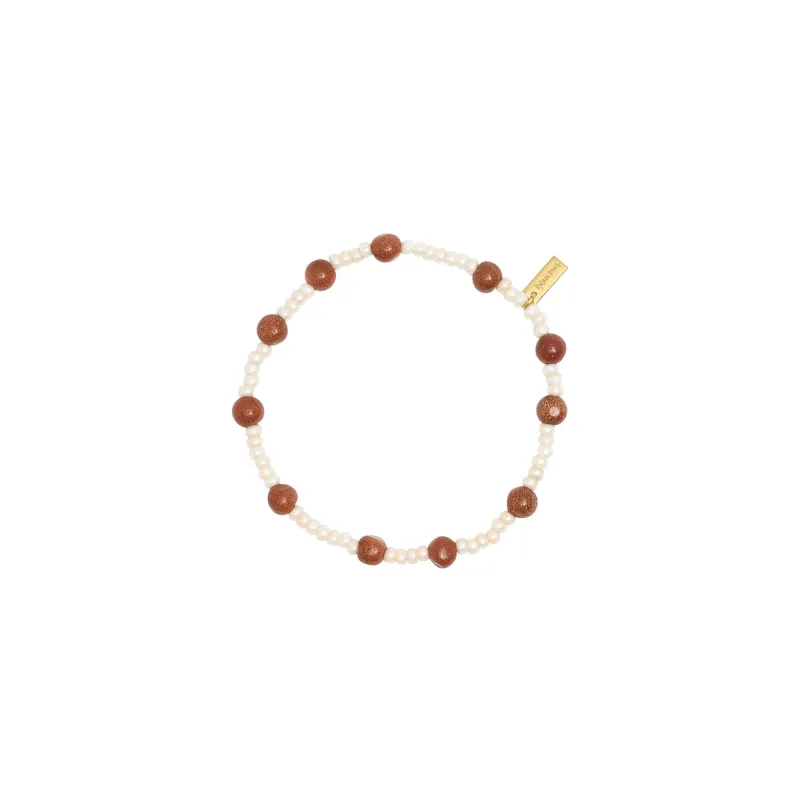 Beaded Stretch Bracelet - Coco sold by Kulani Kinis