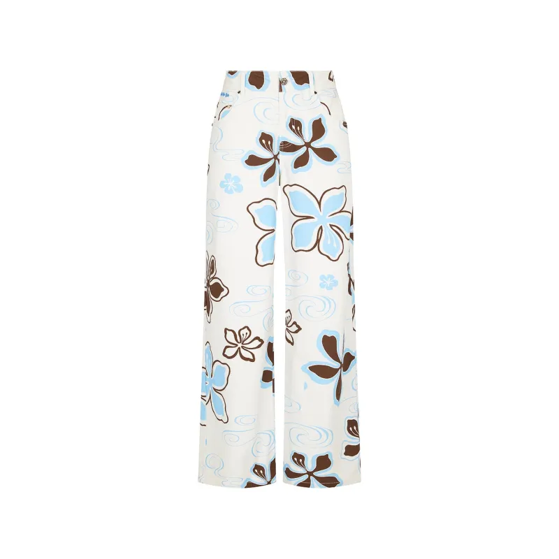 Straight Leg Printed Jean - Coco Lush sold by Kulani Kinis