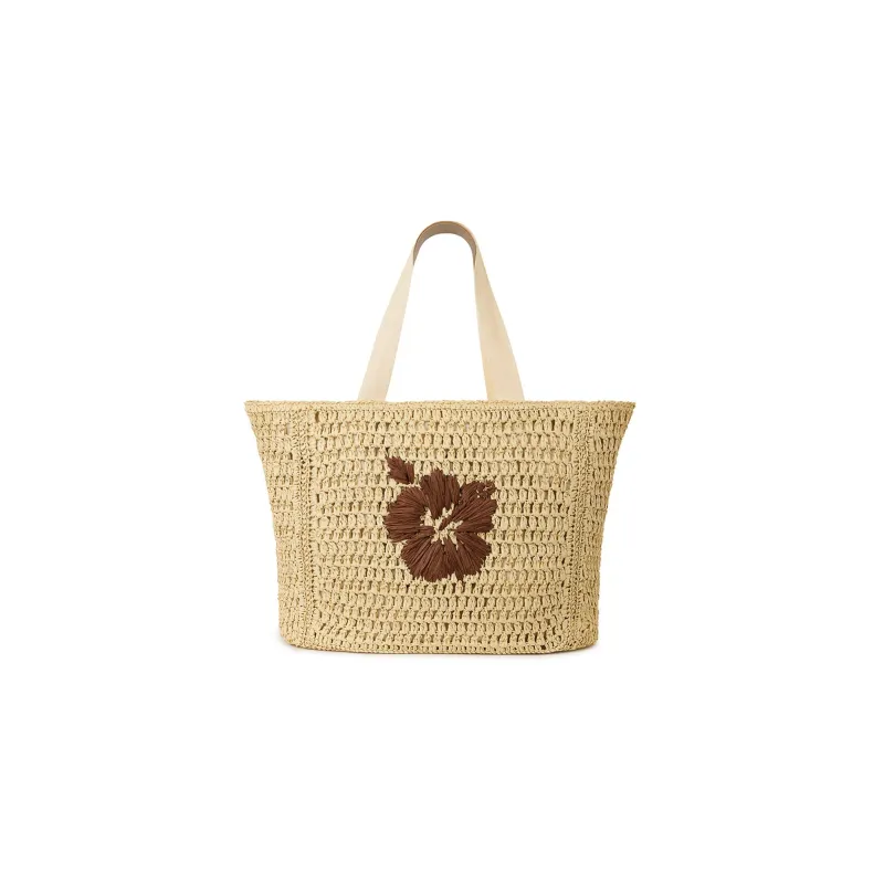 Straw Beach Tote Bag - Coco sold by Kulani Kinis