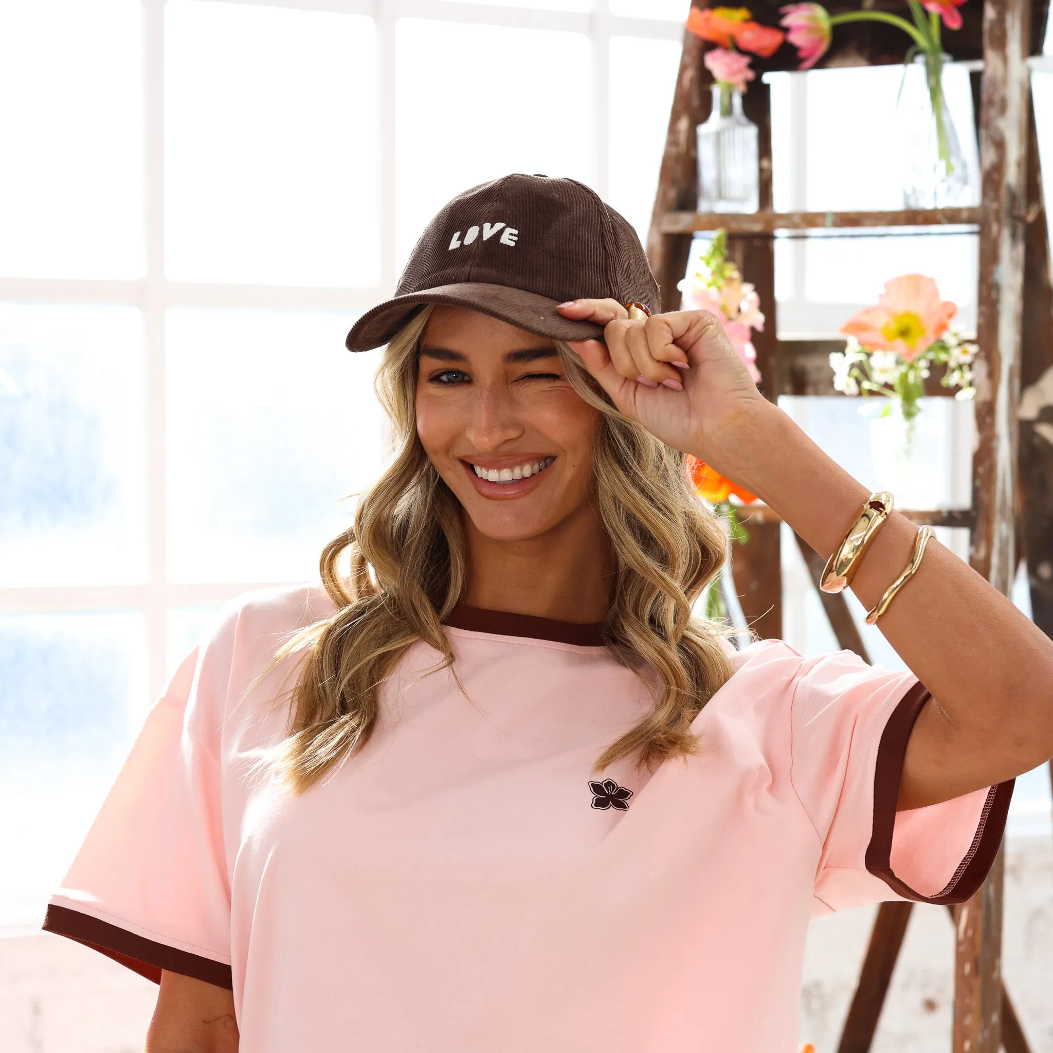 Vintage Corduroy Cap - Starry Love sold by Kulani Kinis product image thumbnail 4