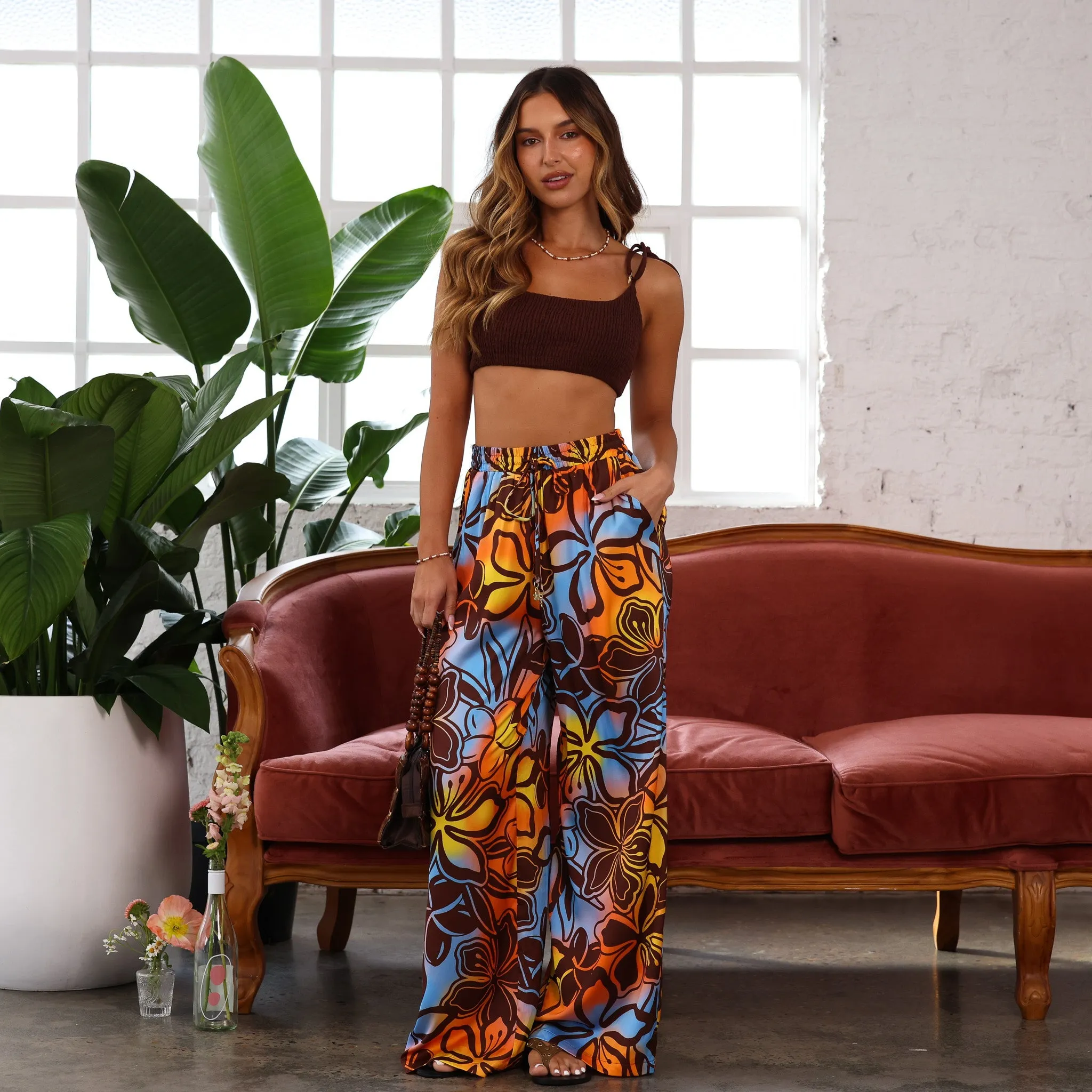 Simple Shirred Tie Crop - Coco sold by Kulani Kinis product image thumbnail 3