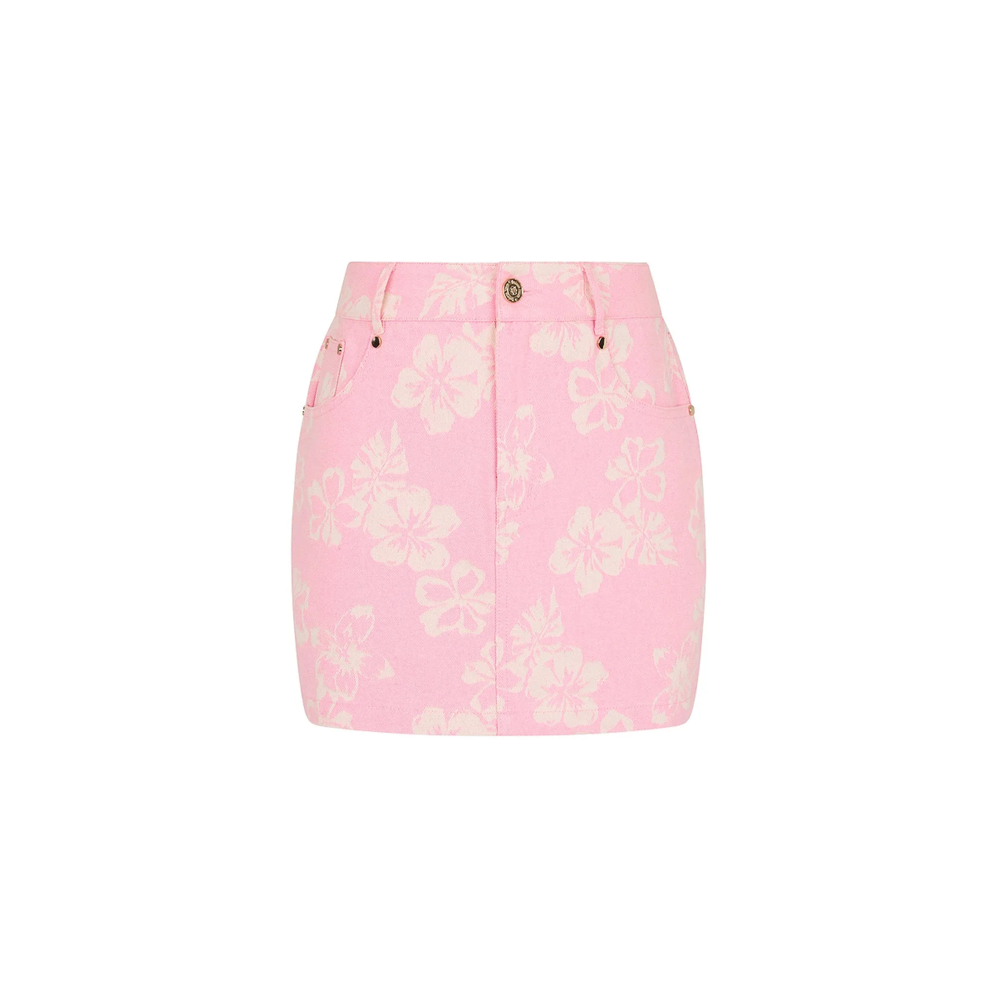 Denim Mini Skirt - Pixie Denim sold by Kulani Kinis