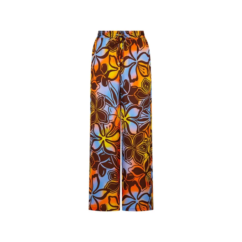 Drawstring Resort Pants - Frangipani Fizz sold by Kulani Kinis