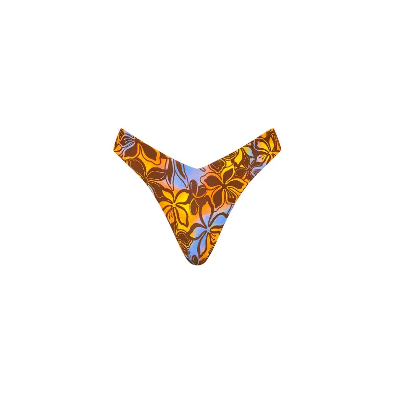 Y Cheeky Bikini Bottom - Frangipani Fizz sold by Kulani Kinis