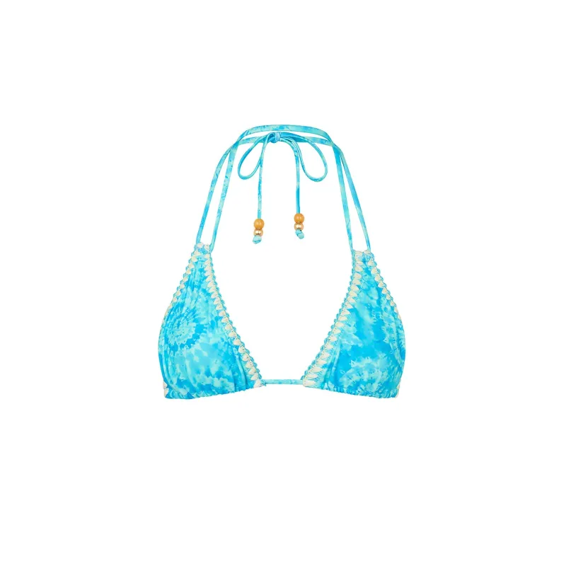 Crochet Halter Bikini Top - Starry Seas sold by Kulani Kinis