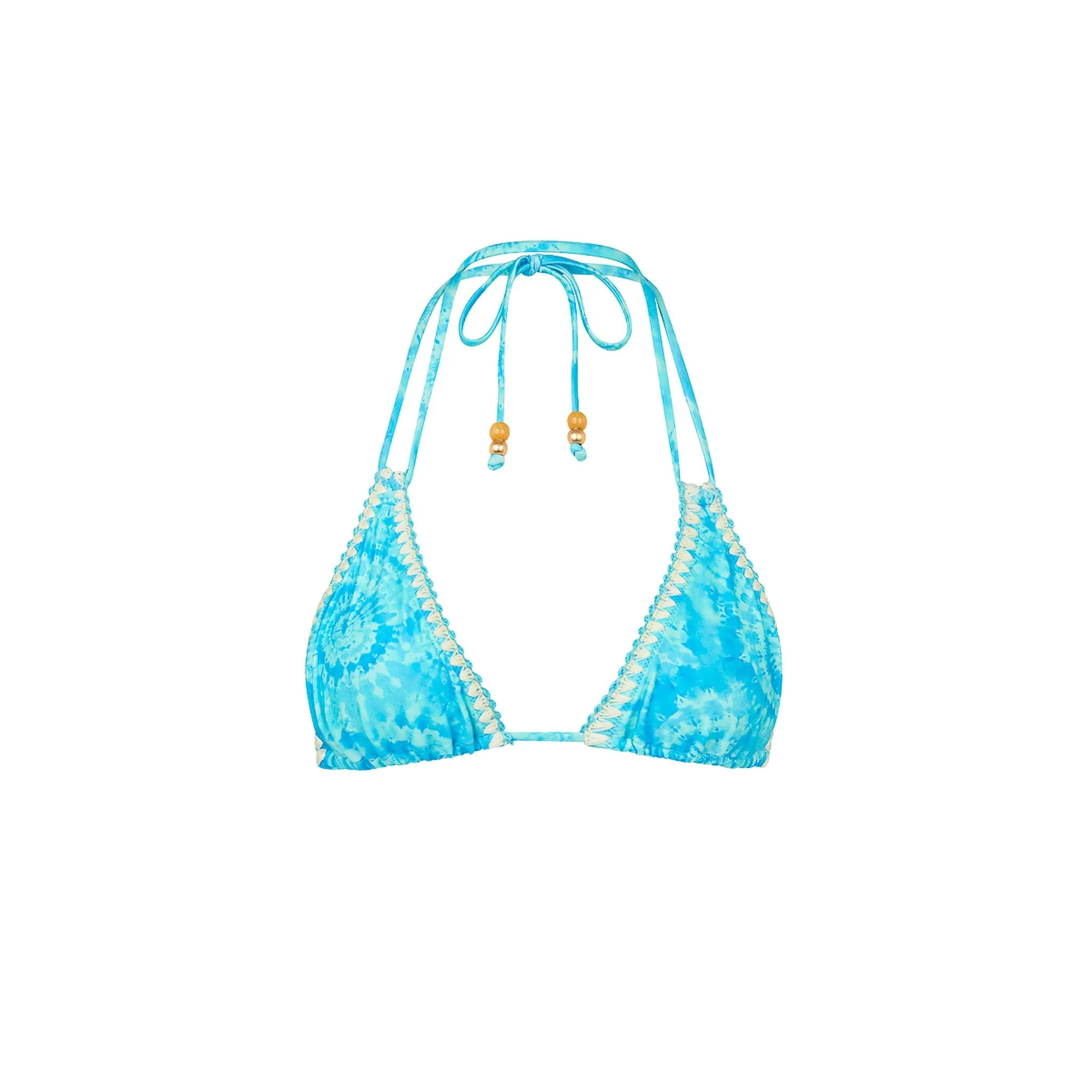 Crochet Halter Bikini Top - Starry Seas sold by Kulani Kinis