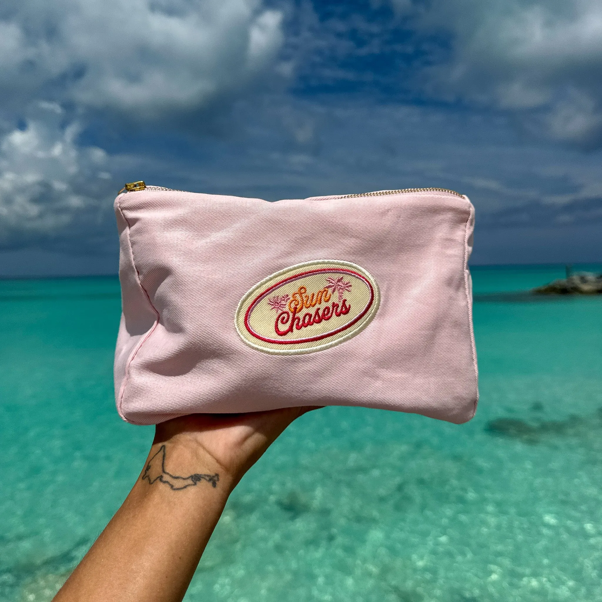 Beach Pouch - Pink Prosecco sold by Kulani Kinis product image thumbnail 2