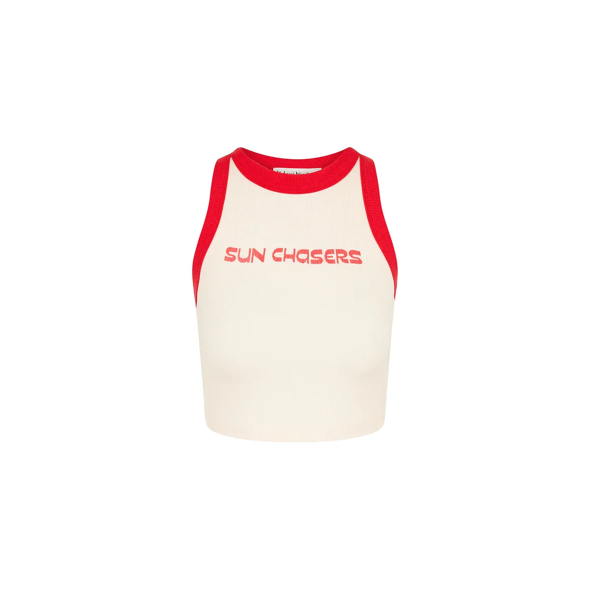 Bind Crop Tank Top - Samba Berry sold by Kulani Kinis