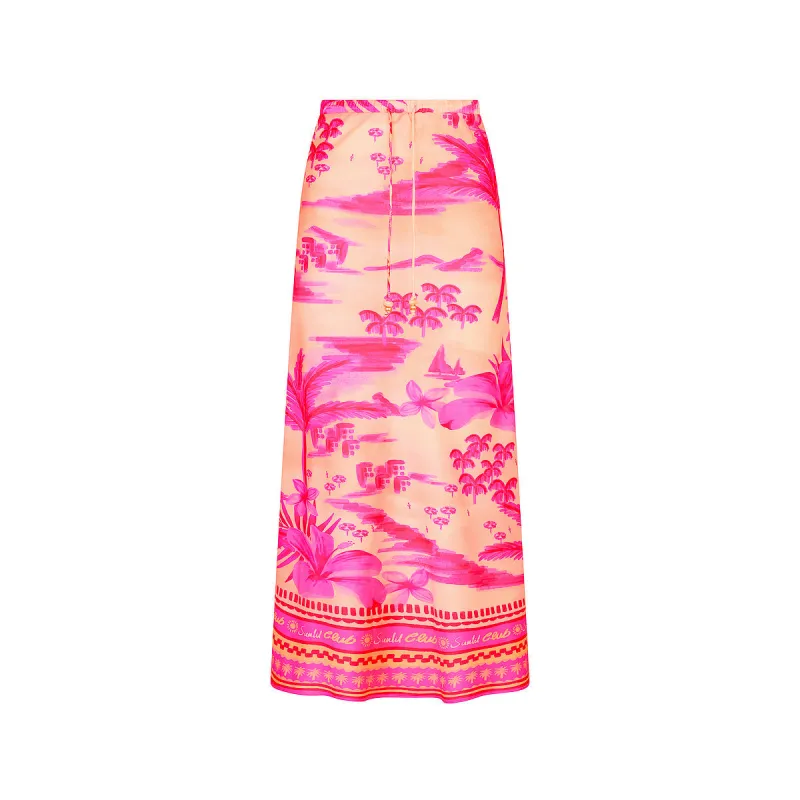 Bias Drawstring Maxi Skirt - Sippin Pretty sold by Kulani Kinis