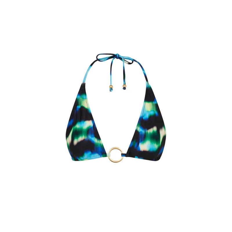 Ring Halter Bikini Top - Ocean Mischief sold by Kulani Kinis