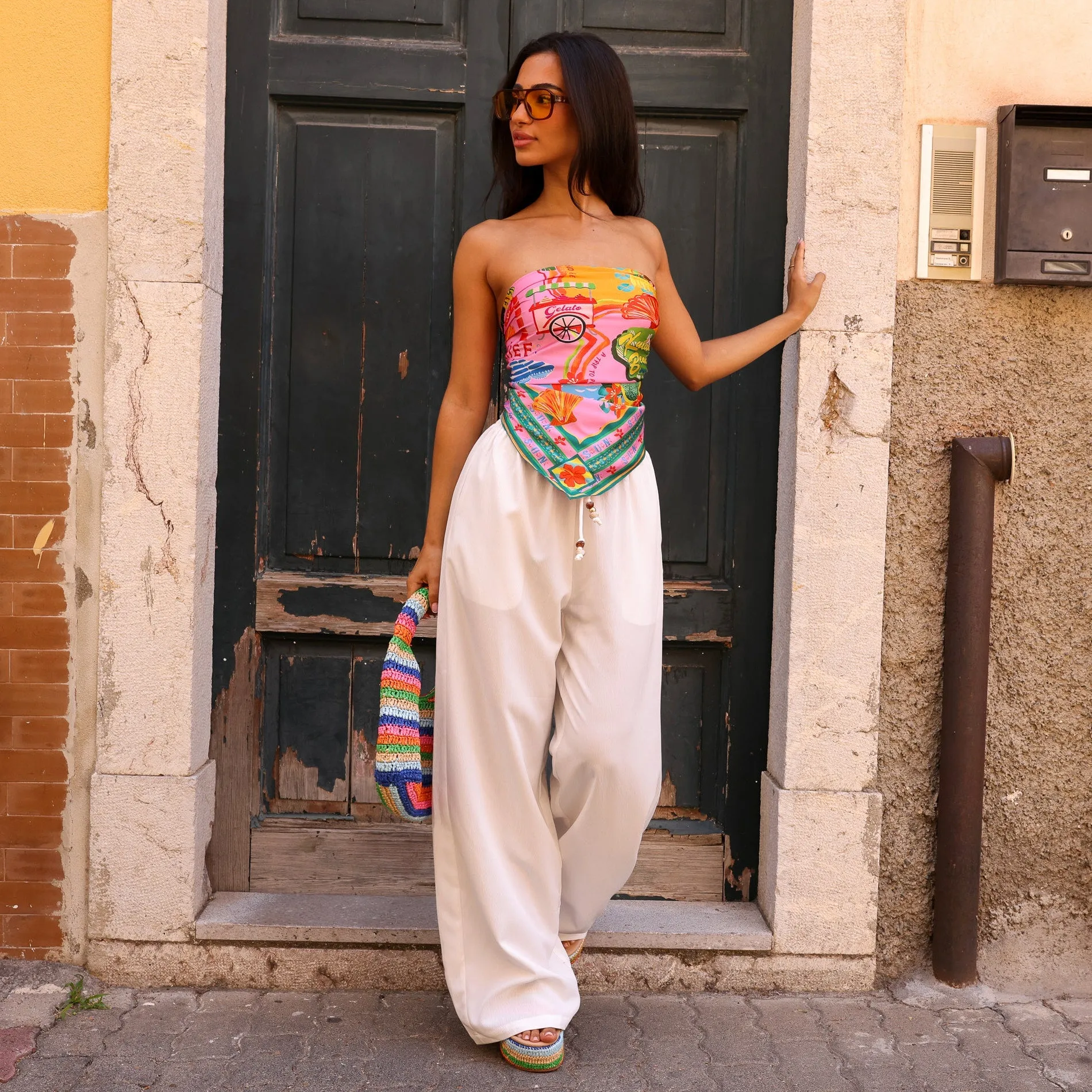 Summer Bandana Scarf Top - Sunlit Spritz sold by Kulani Kinis product image thumbnail 3