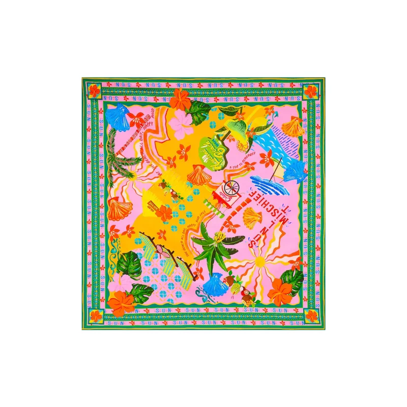 Summer Bandana Scarf Top - Sunlit Spritz sold by Kulani Kinis