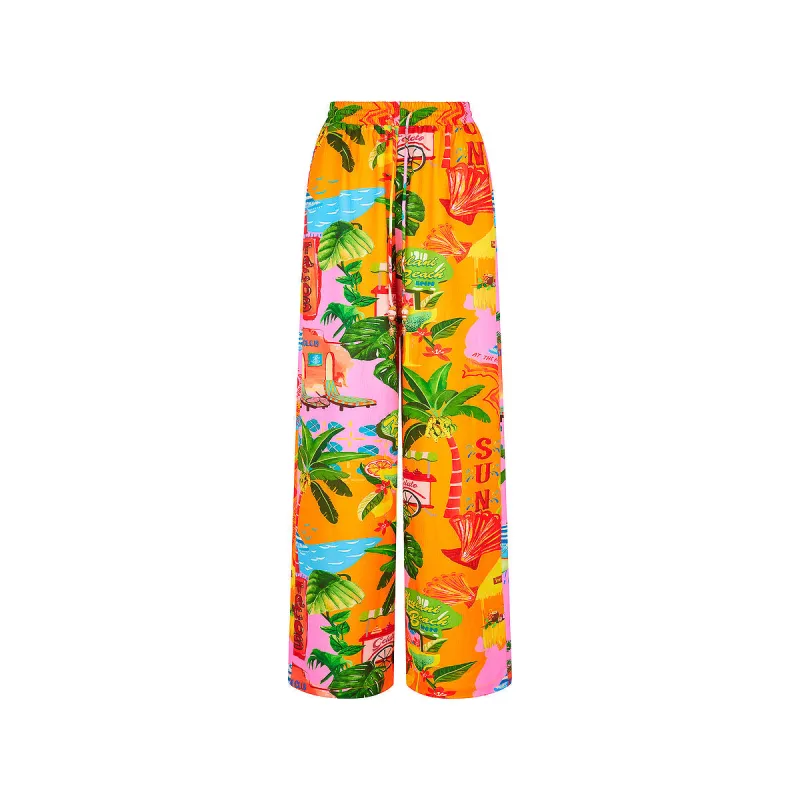 Drawstring Summer Pants - Sunlit Spritz sold by Kulani Kinis