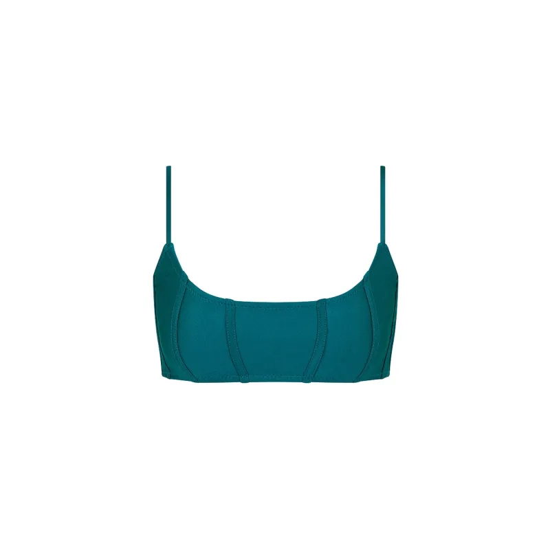 Contour Slim Crop Bikini Top - Laguna Haze made by Kulani Kinis