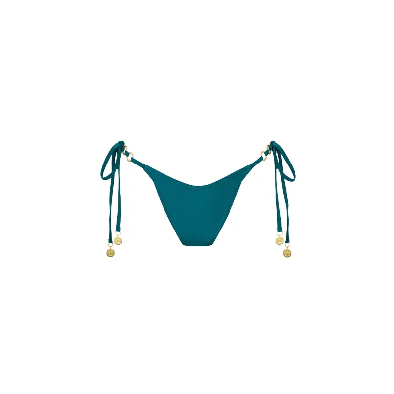 Trio Ring Cheeky Tie Bikini Bottom - Laguna Haze sold by Kulani Kinis
