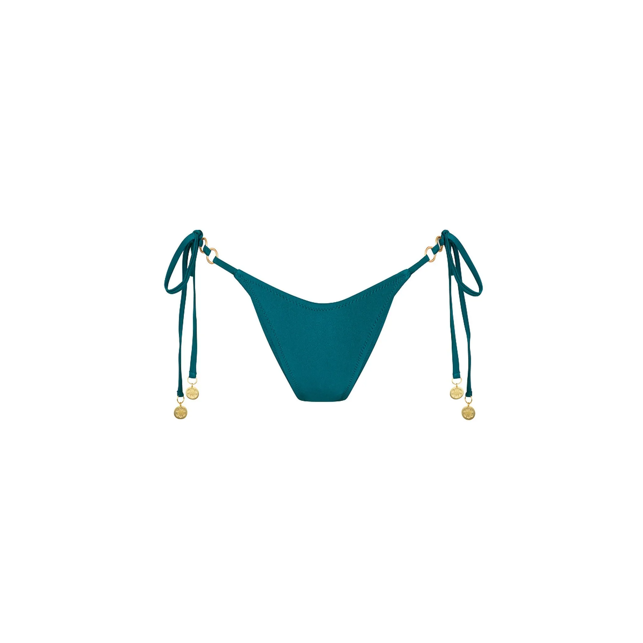 Trio Ring Cheeky Tie Bikini Bottom - Laguna Haze sold by Kulani Kinis