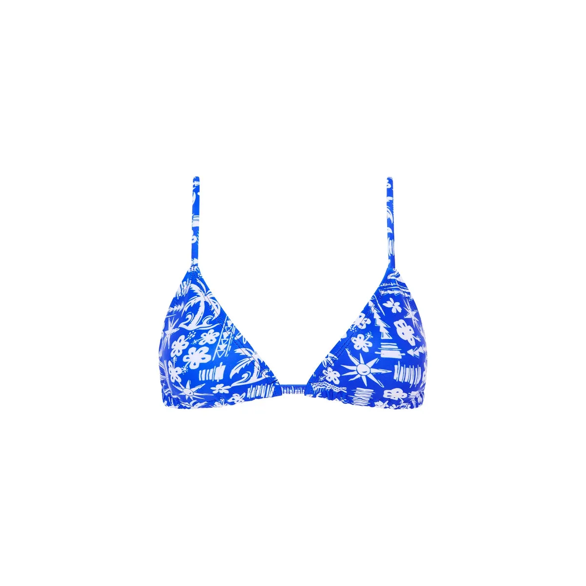 Bralette Bikini Top - Caribbean Blues sold by Kulani Kinis