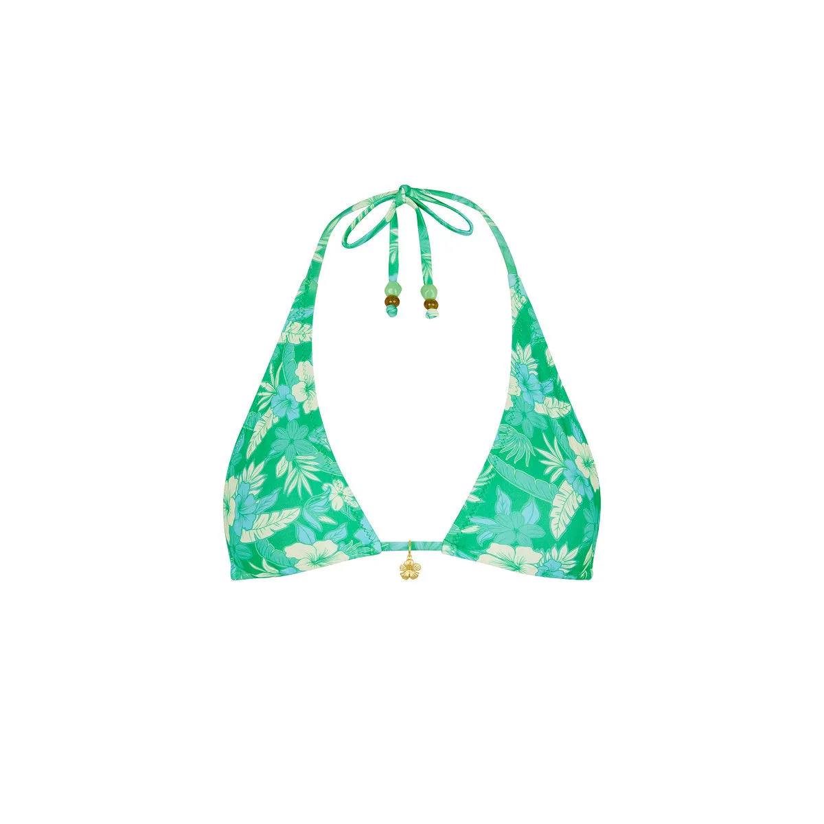 Classic Tie Halter Bikini Top - Barefoot Breeze sold by Kulani Kinis