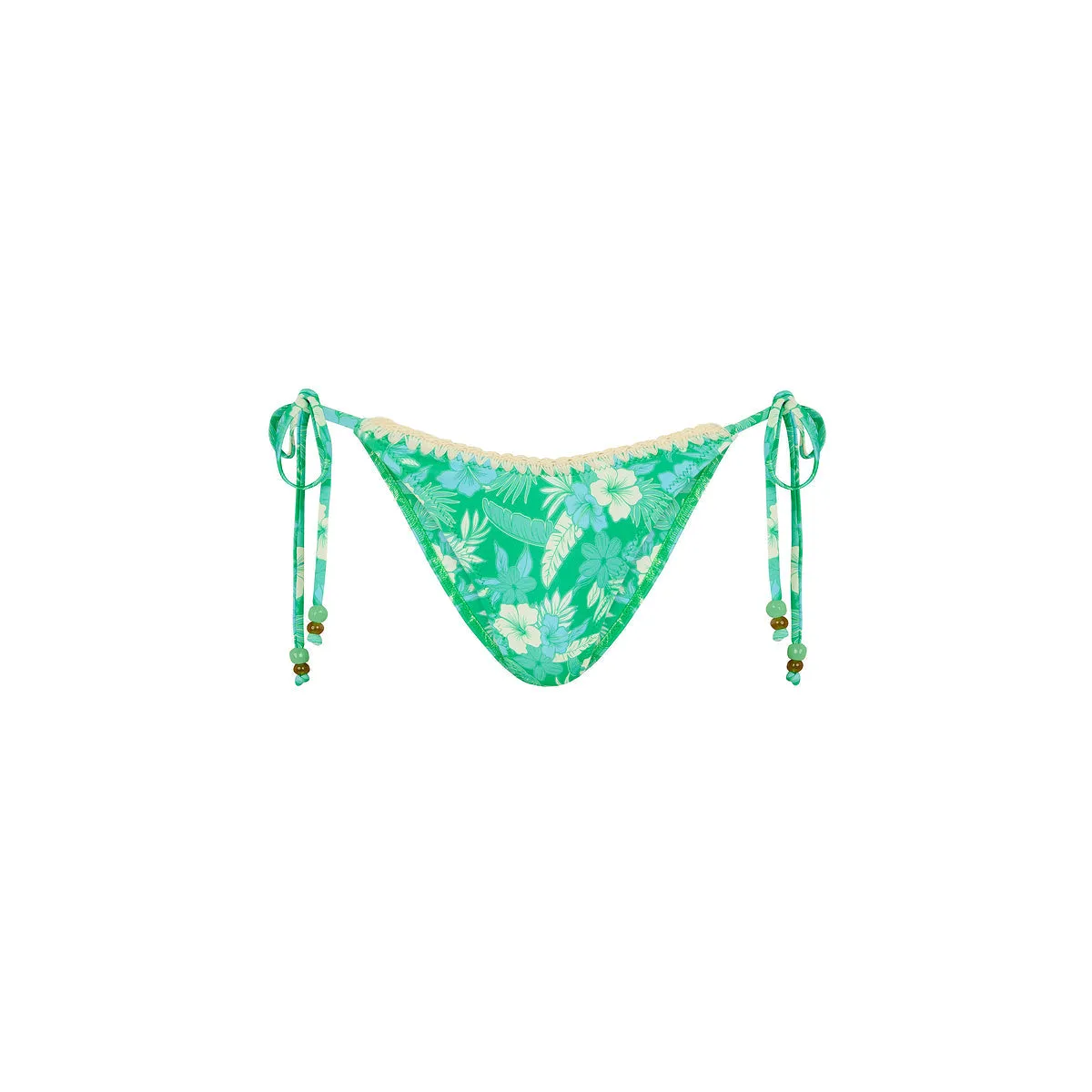 Crochet Dipped Cheeky Tie Bikini Bottom - Barefoot Breeze sold by Kulani Kinis