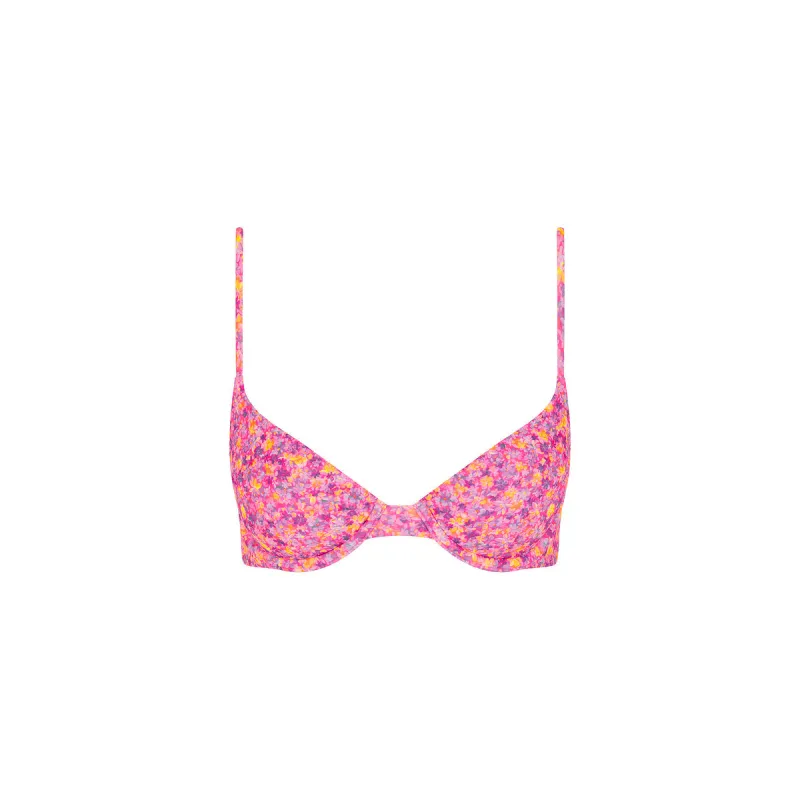 Slim Underwire Bra Bikini Top - Gelato Bloom made by Kulani Kinis