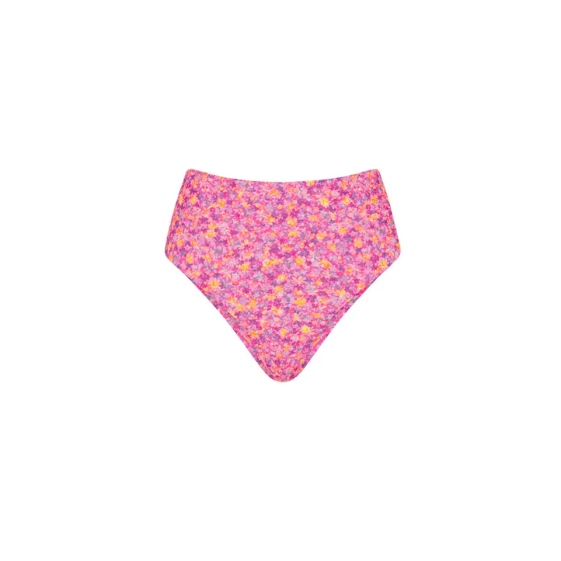 High Hip Cheeky Bikini Bottom - Gelato Bloom sold by Kulani Kinis