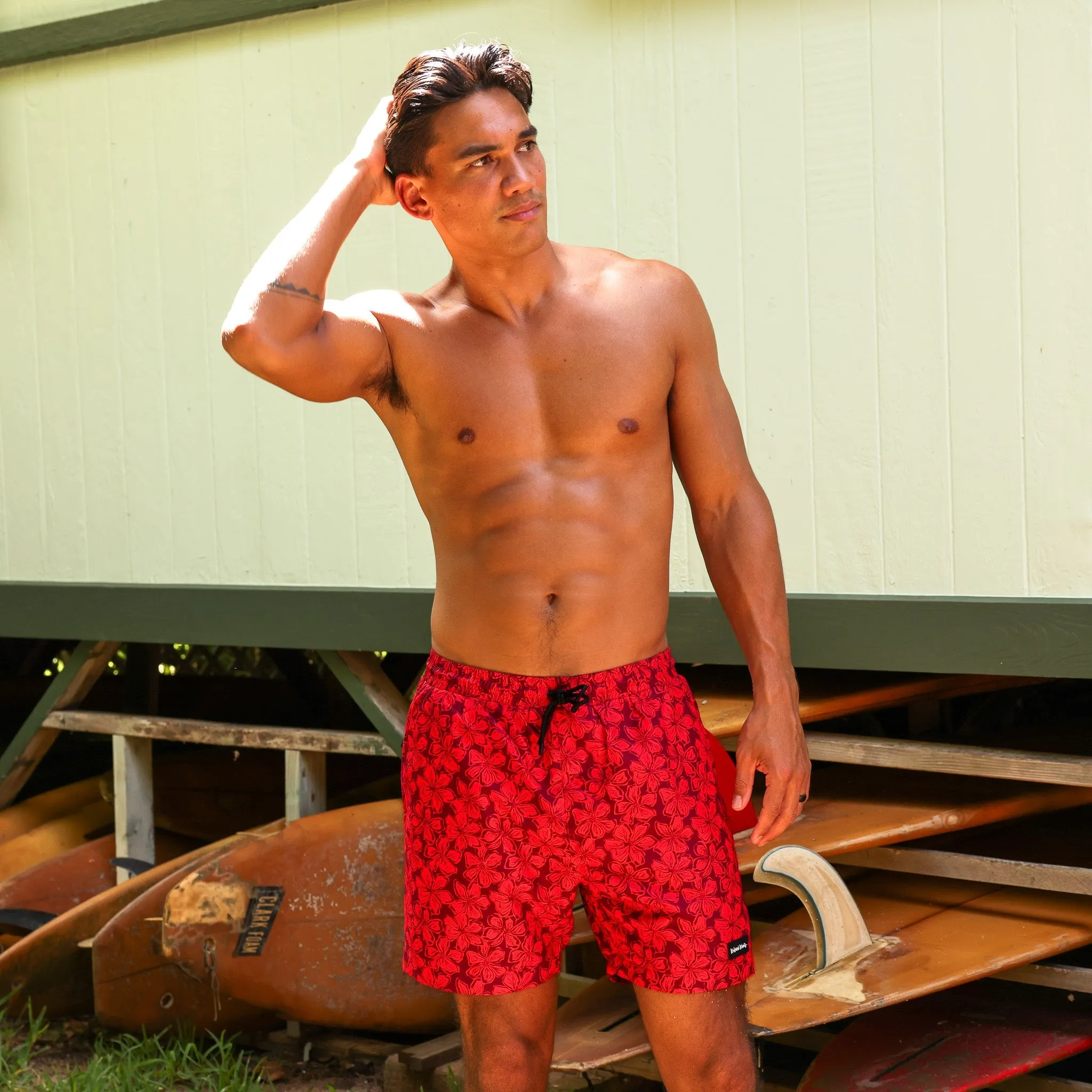 Men's Swim Trunks - Sassy Sangria sold by Kulani Kinis product image thumbnail 4