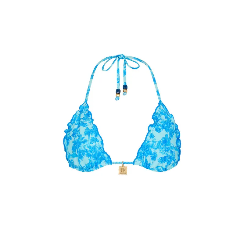Lettuce Edge Bralette Bikini Top - Ocean Paradise sold by Kulani Kinis
