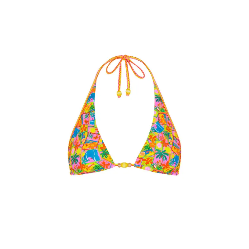 Bind Tie Halter Bikini Top - Sunshine Snaps sold by Kulani Kinis