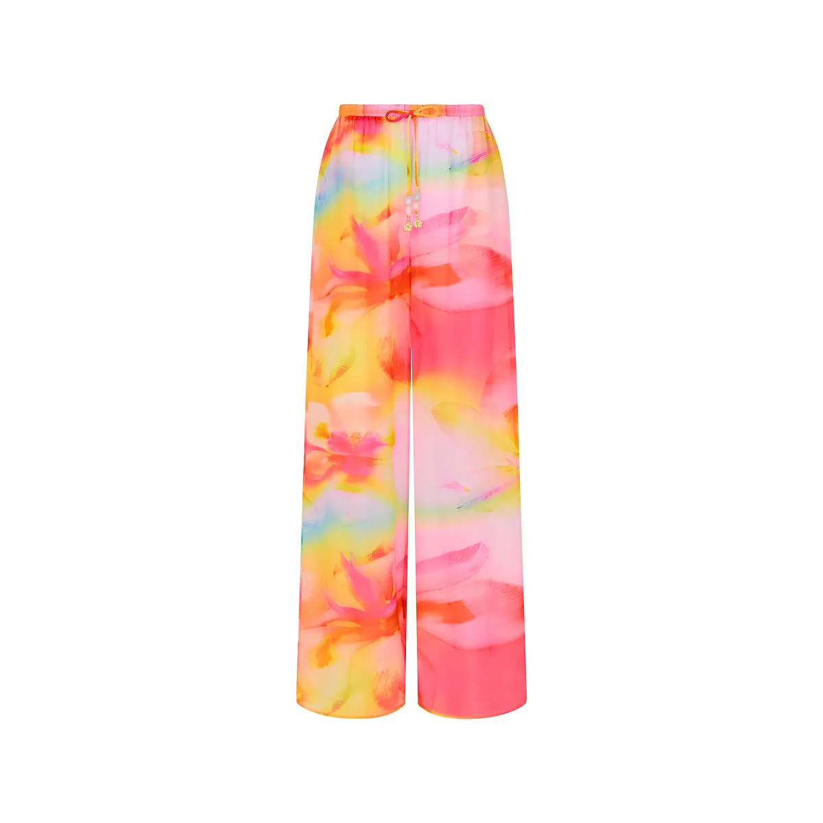Sheer Drawstring Pant - Frangipani Swirl sold by Kulani Kinis