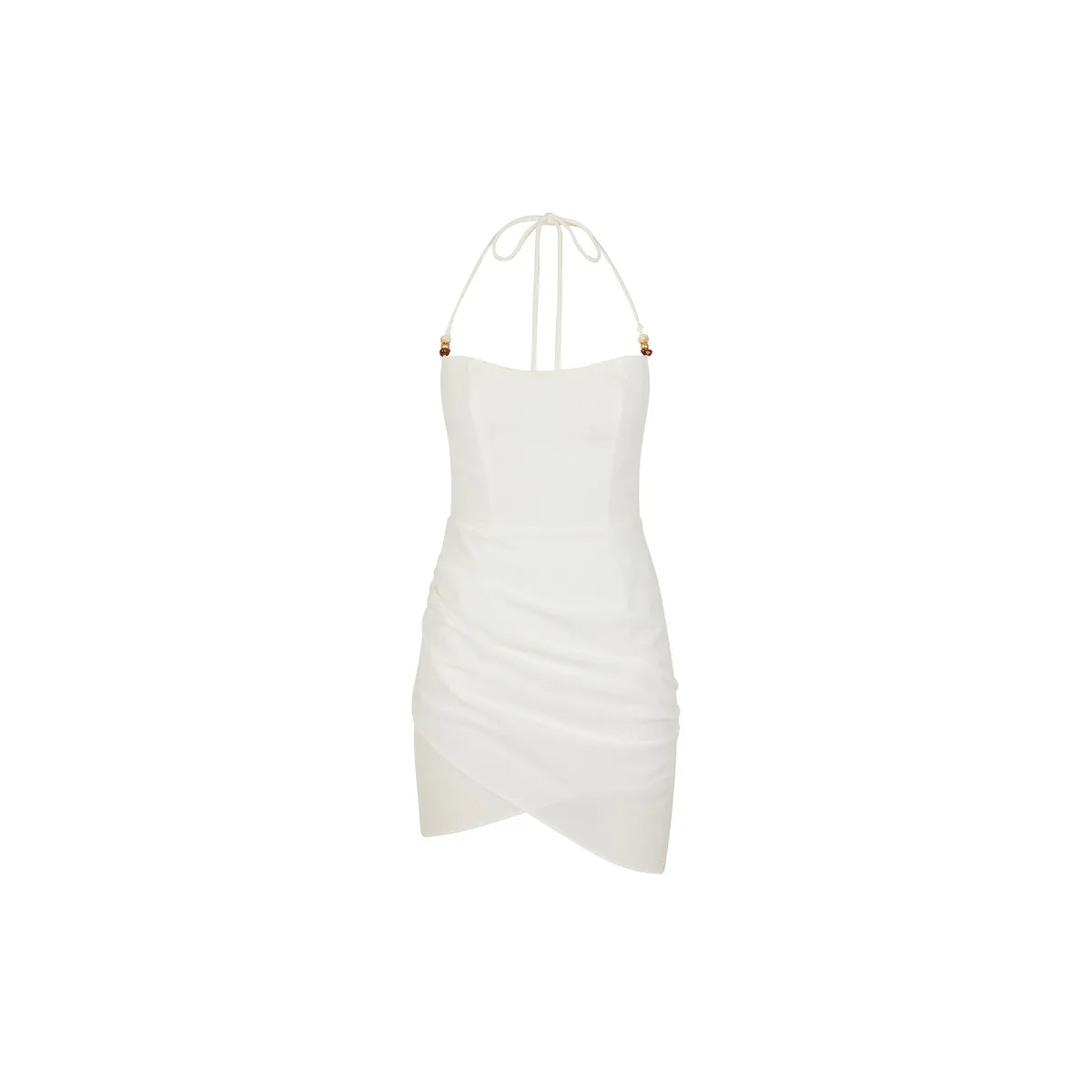 Ruched Side Mini Dress - Whipped White sold by Kulani Kinis