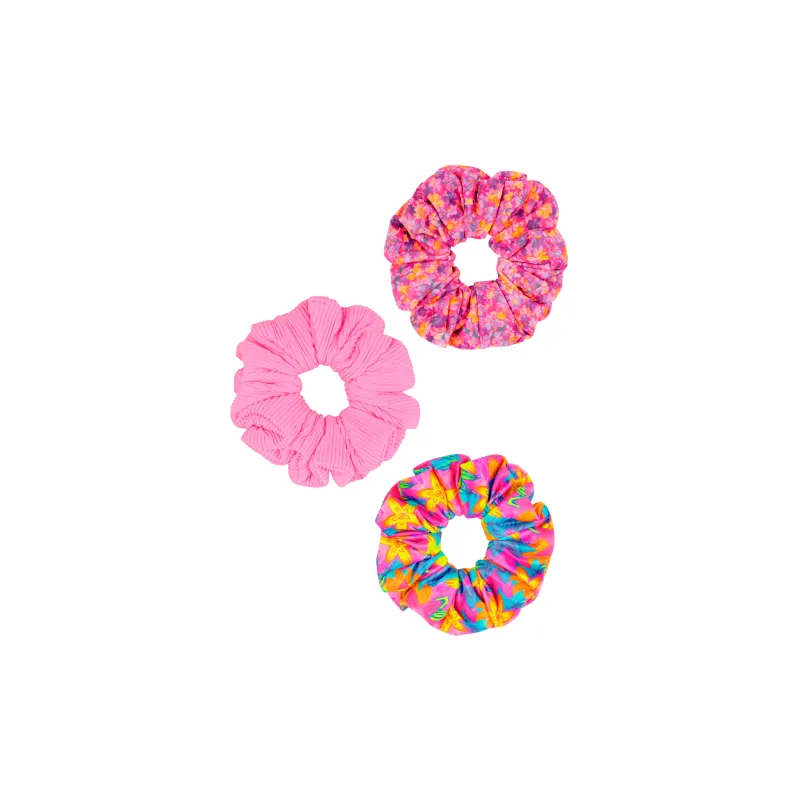 Scrunchie Trio Pack - Hibiscus Hues made by Kulani Kinis